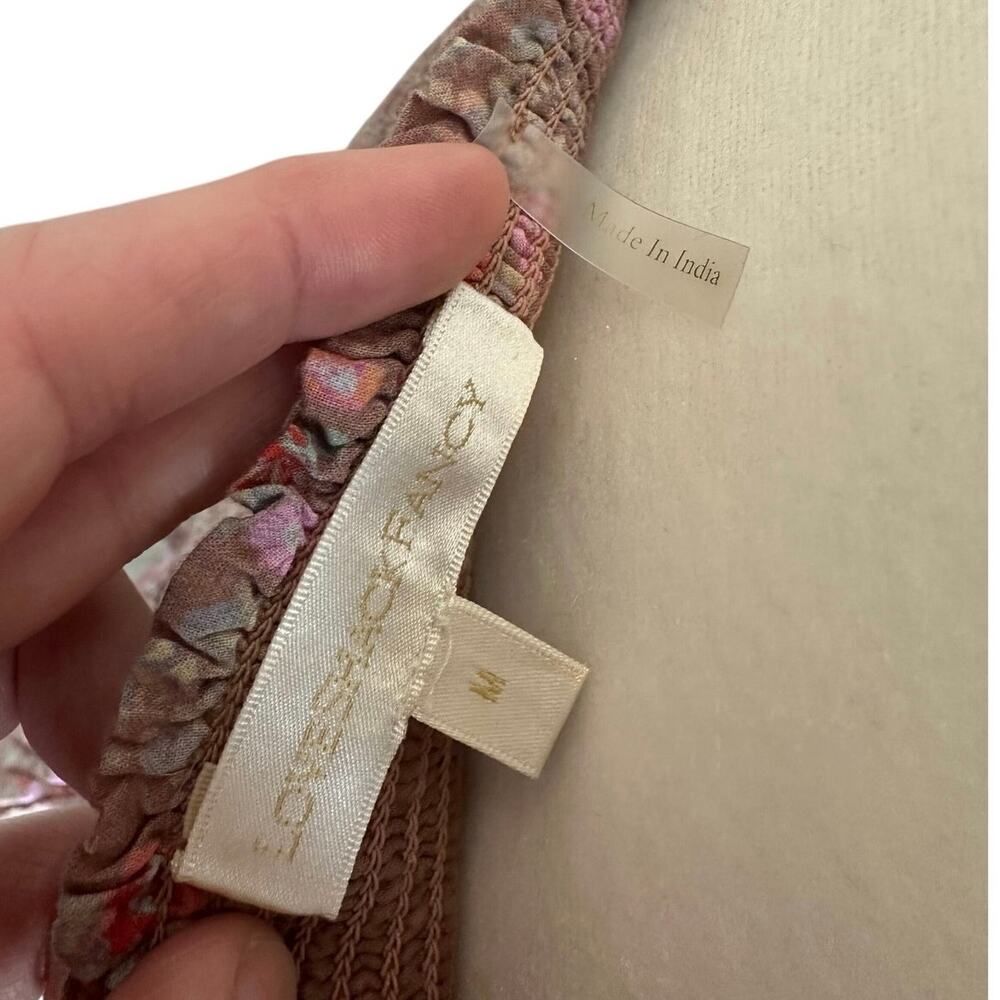 LoveShackFancy Anguilla Floral Skirt in Warm Taupe Sienna - Picture 10 of 11